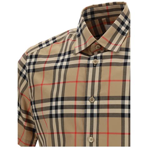 camicia blu burberry m|camicia burberry uomo maniche corte.